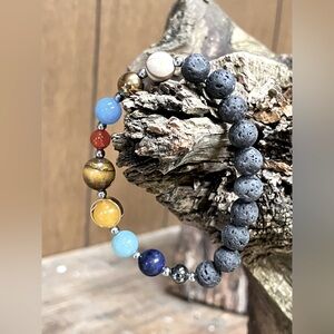 “Final Offer” NWOT Beaded Stretchy Bracelet